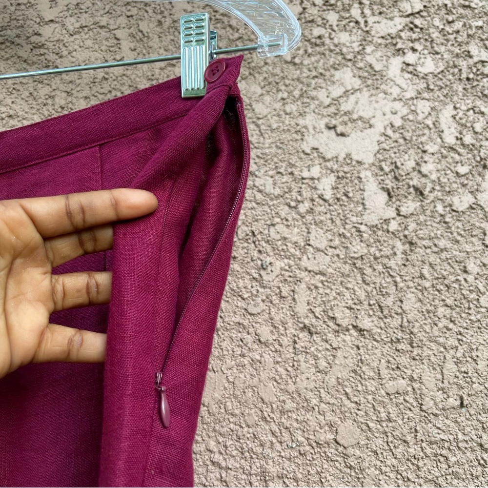 Women’s 100% Linen 2-Piece Set Sleeveless Shirt‎ Pants Airy Breathable Lagenlook - Picture 9 of 17
